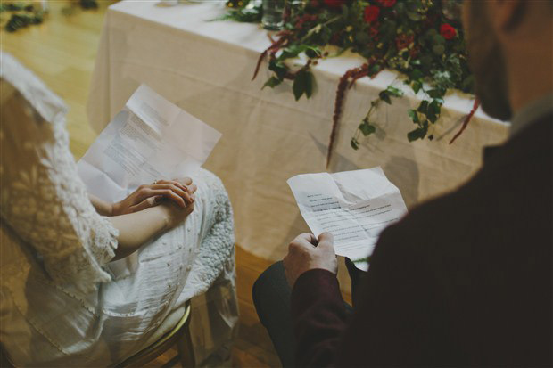 Vintage chic city wedding at Smock Alley | onefabday.com