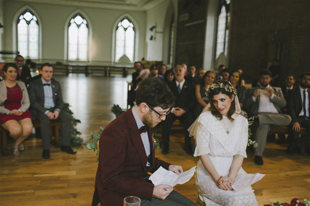 Vintage chic city - Smock Alley Theatre wedding | onefabday.com