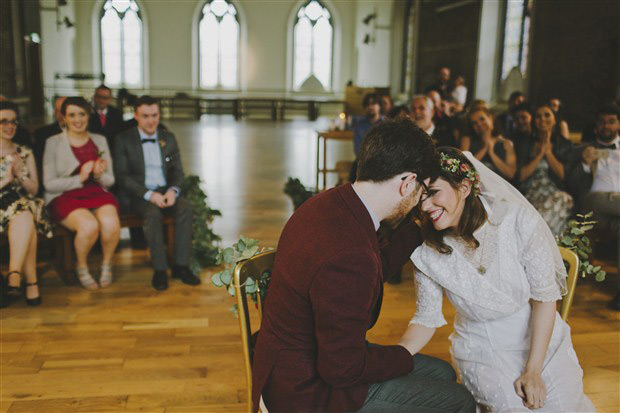 Vintage chic city - Smock Alley Theatre wedding | onefabday.com