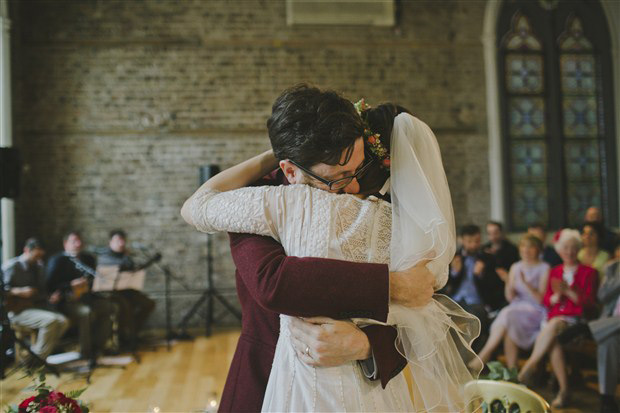 Vintage chic city wedding at Smock Alley | onefabday.com