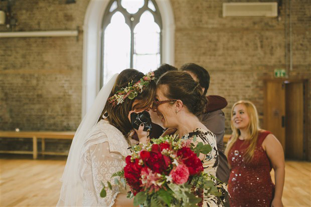 Vintage chic city wedding at Smock Alley | onefabday.com