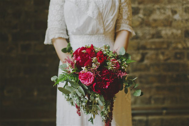 Vintage chic city wedding at Smock Alley | onefabday.com