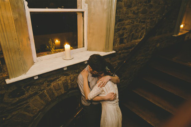 Vintage chic city wedding at Smock Alley | onefabday.com