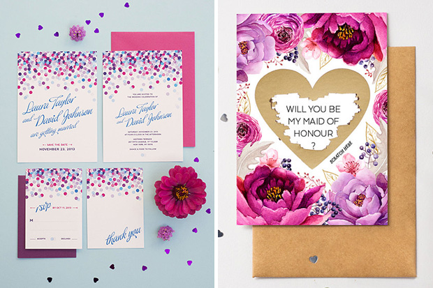 DIY Printable Wedding Stationery by 3 Eggs Press | onefabday-com.go-vip.net