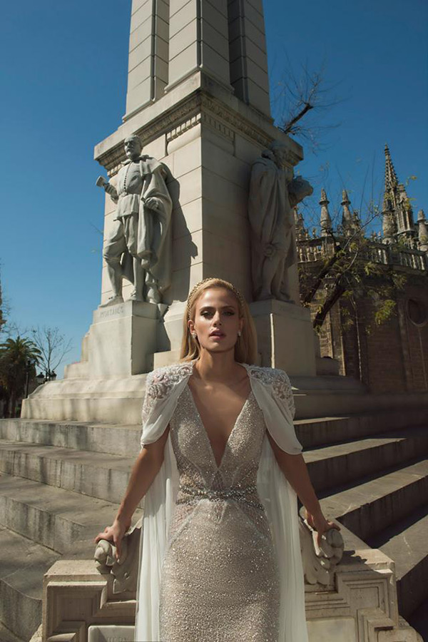 Beautiful Wedding Dresses with Capes | See more on onefabday.com