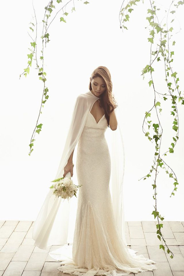 Beautiful Wedding Dresses with Capes | See more on onefabday.com