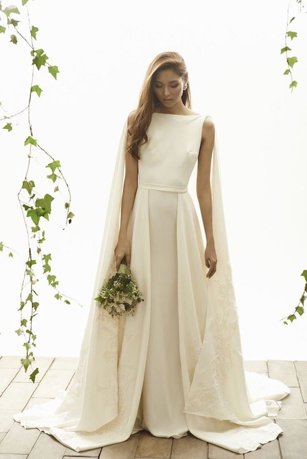 Beautiful Wedding Dresses with Capes | See more on onefabday.com