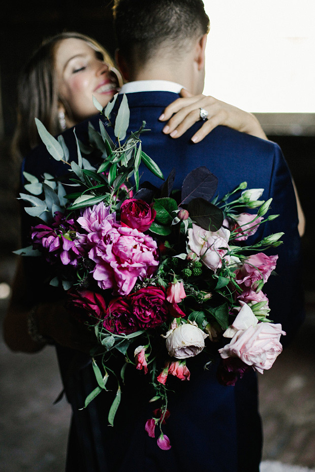 Bridal Designer Anna Campbell's Stunning Real Wedding with Gorgeous Gowns, Beautiful styling and a Handsome Groom! see it all on onefabday.com