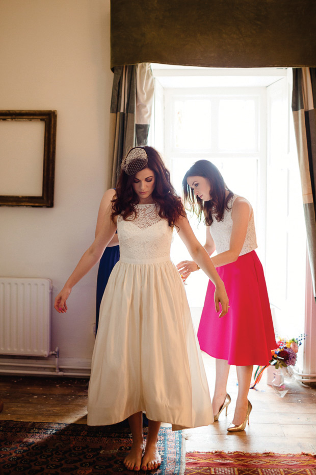 Colourful Killyon Manor wedding by The Lous | onefabday.com