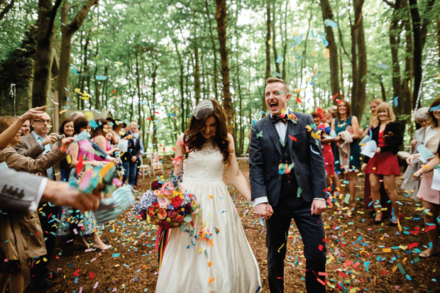 Colourful Killyon Manor wedding by The Lous | onefabday.com