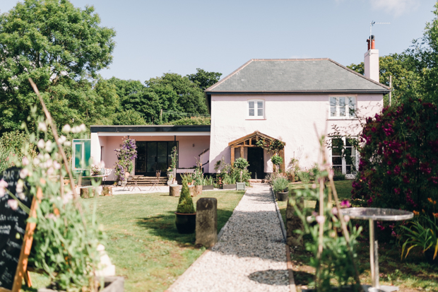 Pretty Pink Devon Marquee Garden Wedding By Butterfly Photography | onefabday.com