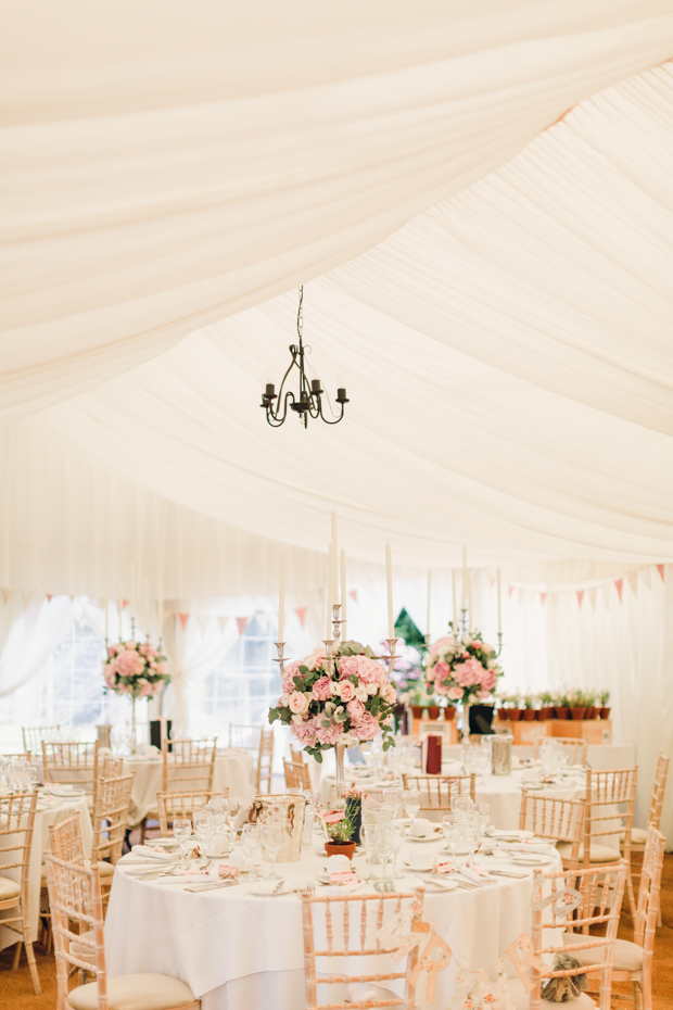 Pretty Pink Devon Marquee Garden Wedding By Butterfly Photography | onefabday.com