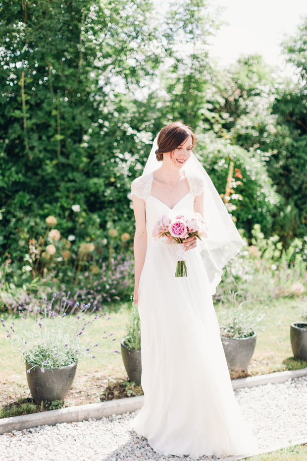 Pretty Pink Devon Marquee Garden Wedding By Butterfly Photography | onefabday.com