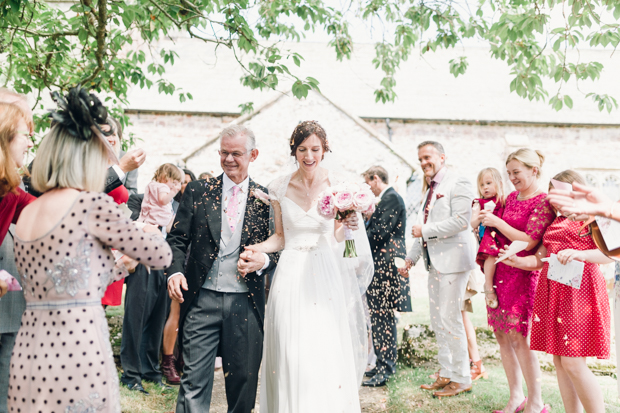 Pretty Pink Devon Marquee Garden Wedding By Butterfly Photography | onefabday.com