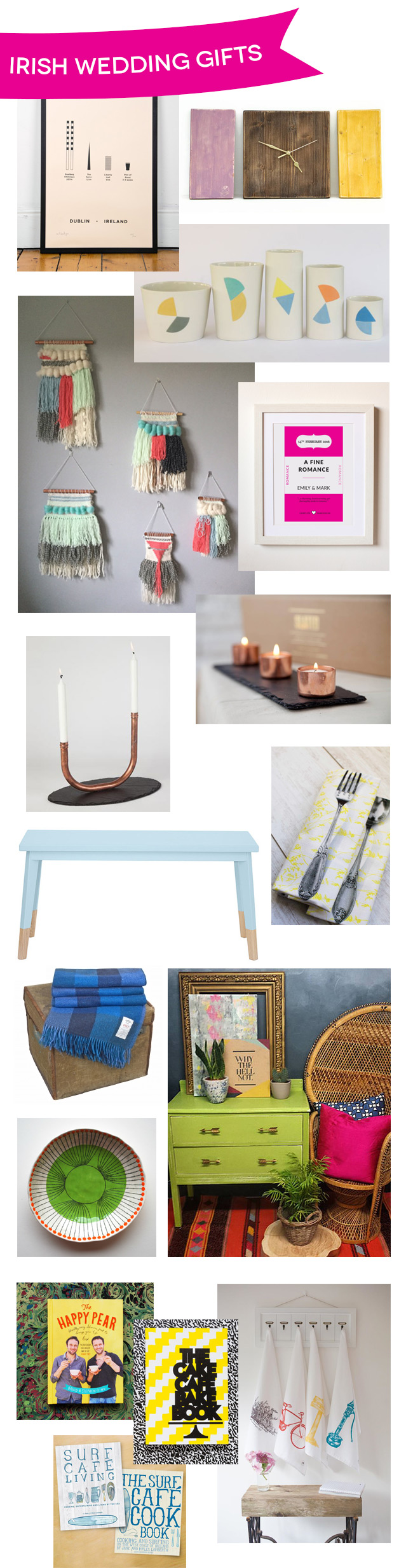 Fantastic Irish Designed Wedding Gifts | see them all on onefabday.com