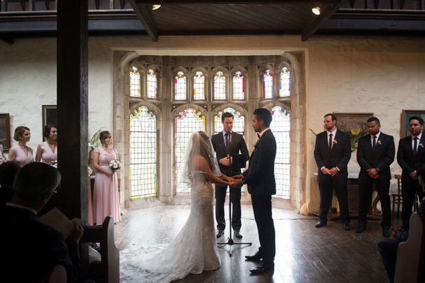 Rustic and Glam Gothic Wedding by On Three Photography  // onefabday.com