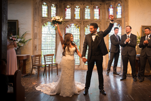 Rustic and Glam Gothic Wedding by On Three Photography  // onefabday.com