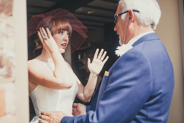 Rustic Sandwell Park Farm Wedding By Katie Dervin Photography // onefabday.com