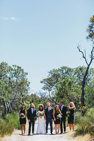 Super fun city wedding by Through The Woods We Ran | onefabday.com