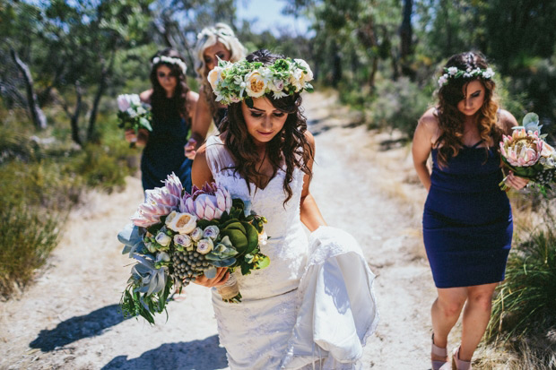 Super fun city wedding by Through The Woods We Ran | onefabday.com