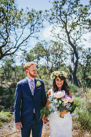 Super fun city wedding by Through The Woods We Ran | onefabday.com