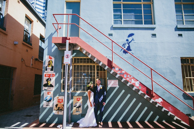 Super fun city wedding by Through The Woods We Ran | onefabday.com