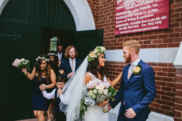 Super fun city wedding by Through The Woods We Ran | onefabday.com