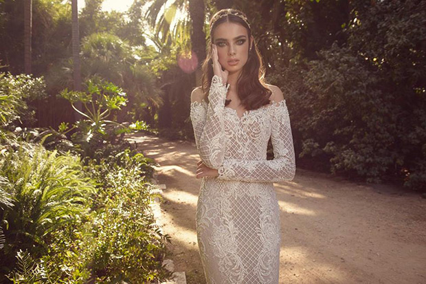 Yaki Ravid wedding dresses Spring Summer 2016 - Beautiful Embellished Wedding Dress - see the rest of the collection on onefabday.com