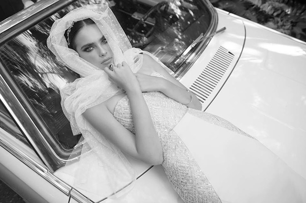 Yaki Ravid wedding dresses Spring Summer 2016 - Fitted embellished wedding dress - see the rest of the collection on onefabday.com