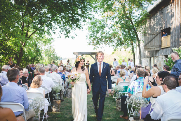 Rustic Barn Wedding by Aleisha Boyd Photography // onefabday.com