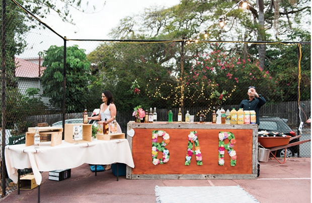 Fun backyard Brisbane wedding by Lost in Wishful Thinking photography // onefabday.com