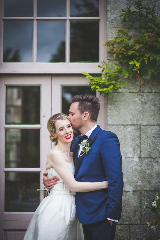 Beautiful bride in jumpsuit by Leanne Keaney Photography // onefabday.com