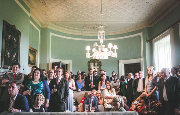 Beautiful bride in jumpsuit by Leanne Keaney Photography - Borris House Wedding // onefabday.com