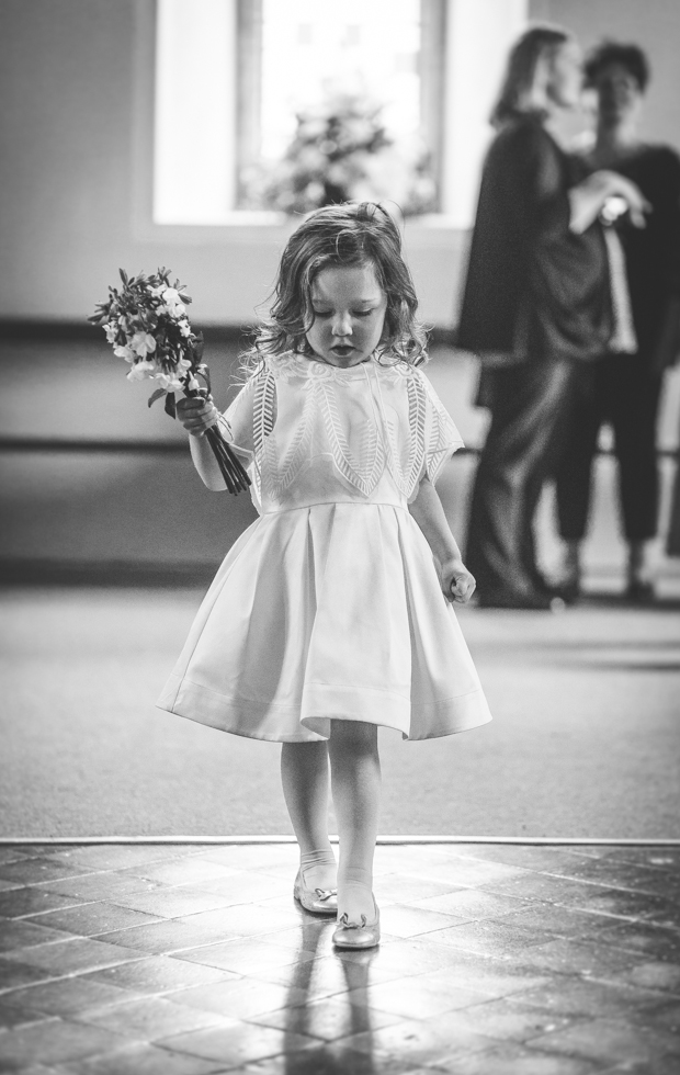 Beautiful bride in jumpsuit by Leanne Keaney Photography // onefabday.com