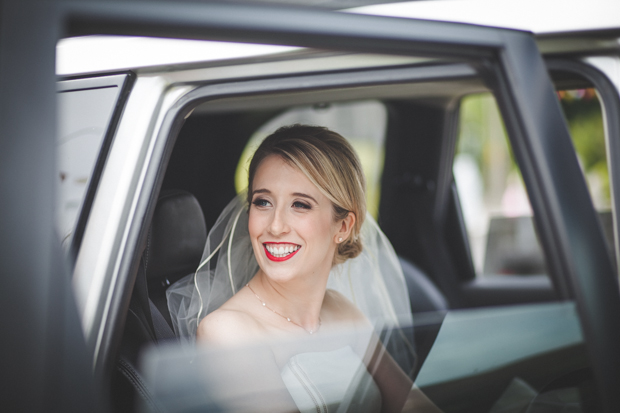 Beautiful bride in jumpsuit by Leanne Keaney Photography // onefabday.com