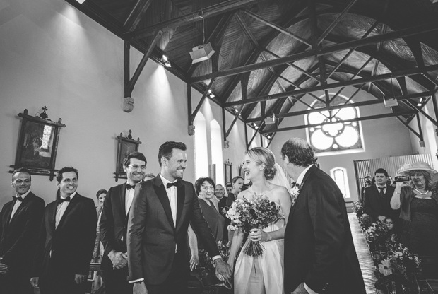 Beautiful bride in jumpsuit by Leanne Keaney Photography // onefabday.com