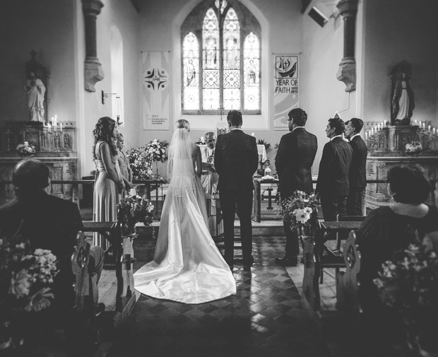 Beautiful bride in jumpsuit by Leanne Keaney Photography // onefabday.com