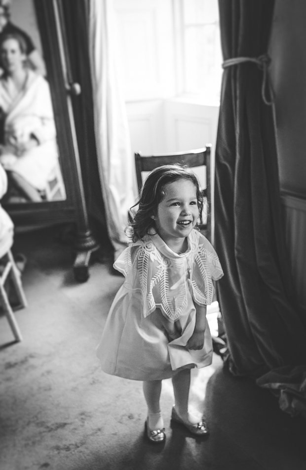 Beautiful bride in jumpsuit by Leanne Keaney Photography - Borris House Wedding // onefabday.com