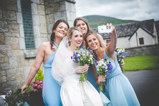 Beautiful bride in jumpsuit by Leanne Keaney Photography // onefabday.com