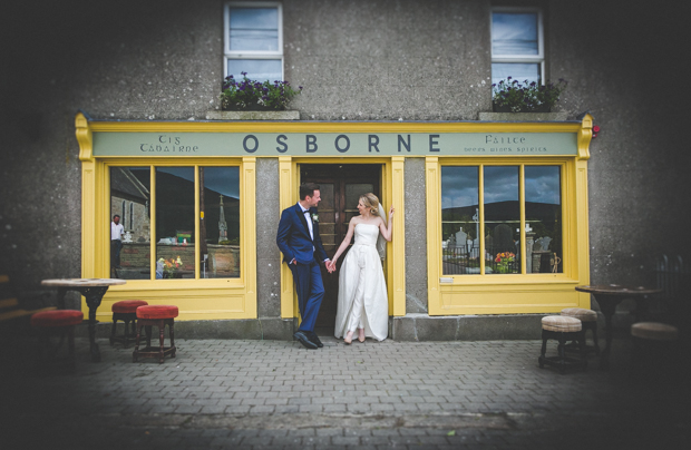 Beautiful bride in jumpsuit by Leanne Keaney Photography // onefabday.com