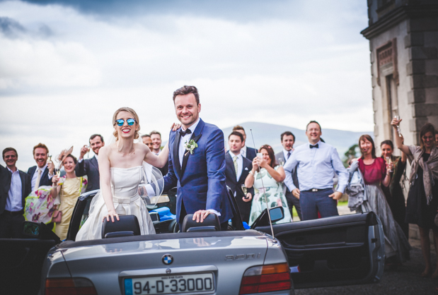 Beautiful bride in jumpsuit by Leanne Keaney Photography // onefabday.com