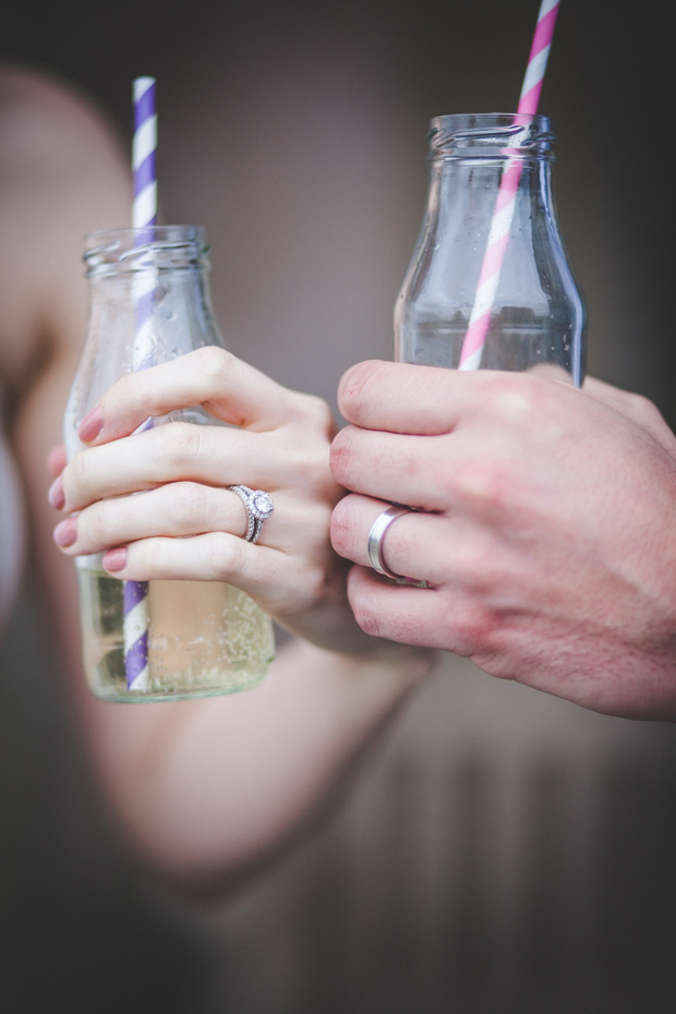 Beautiful bride in jumpsuit by Leanne Keaney Photography // onefabday.com