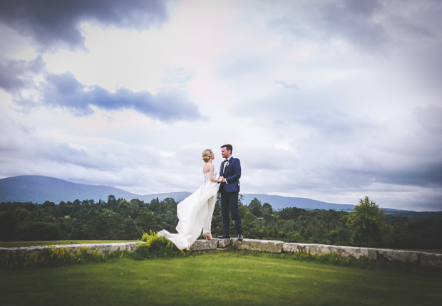 Beautiful bride in jumpsuit by Leanne Keaney Photography // onefabday.com