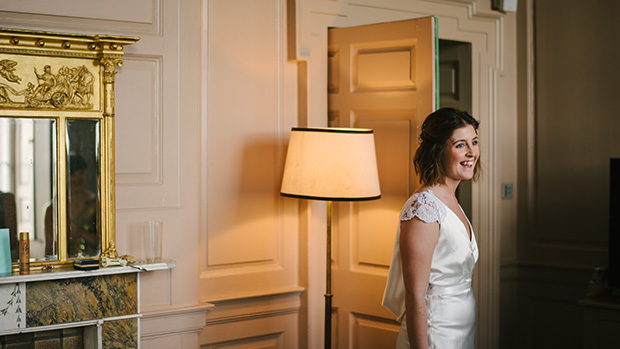 Beautiful Winter Bellinter House Wedding by Chris Copeland Photography // onefabday.com