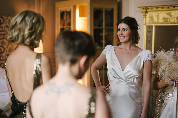 Beautiful Winter Bellinter House Wedding by Chris Copeland Photography // onefabday.com