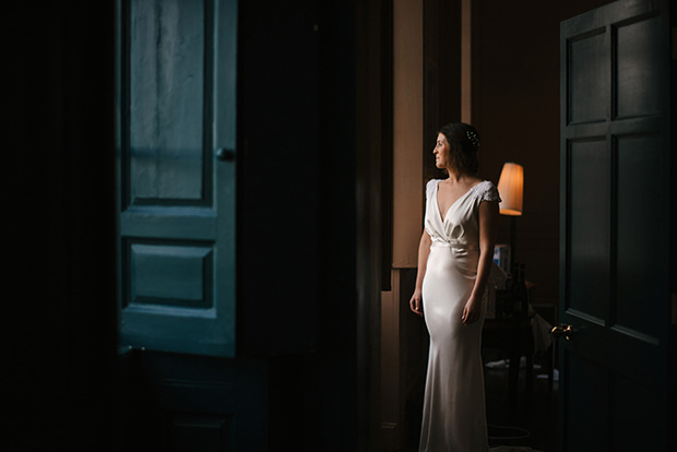 Beautiful Winter Bellinter House Wedding by Chris Copeland Photography // onefabday.com