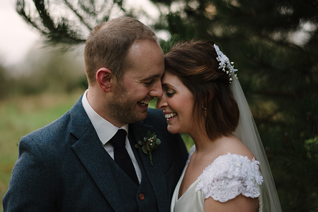 Beautiful Winter Bellinter House Wedding by Chris Copeland Photography // onefabday.com