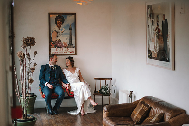 Beautiful Winter Bellinter House Wedding by Chris Copeland Photography // onefabday.com