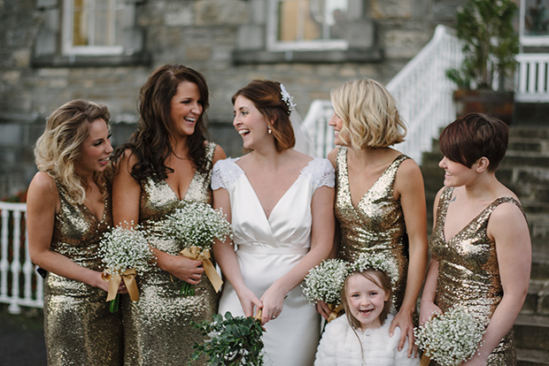 Beautiful Winter Bellinter House Wedding by Chris Copeland Photography // onefabday.com