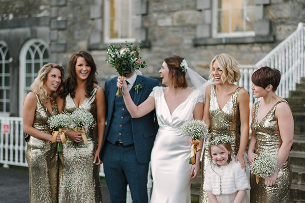 Beautiful Winter Bellinter House Wedding by Chris Copeland Photography // onefabday.com